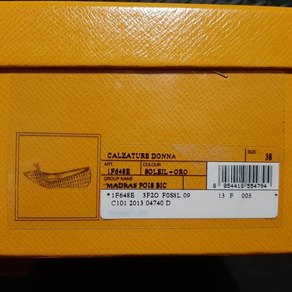 PRADA Calzature Donna woven leather slip-on PRADA size 38 US size 8 - Picture 10 of 11